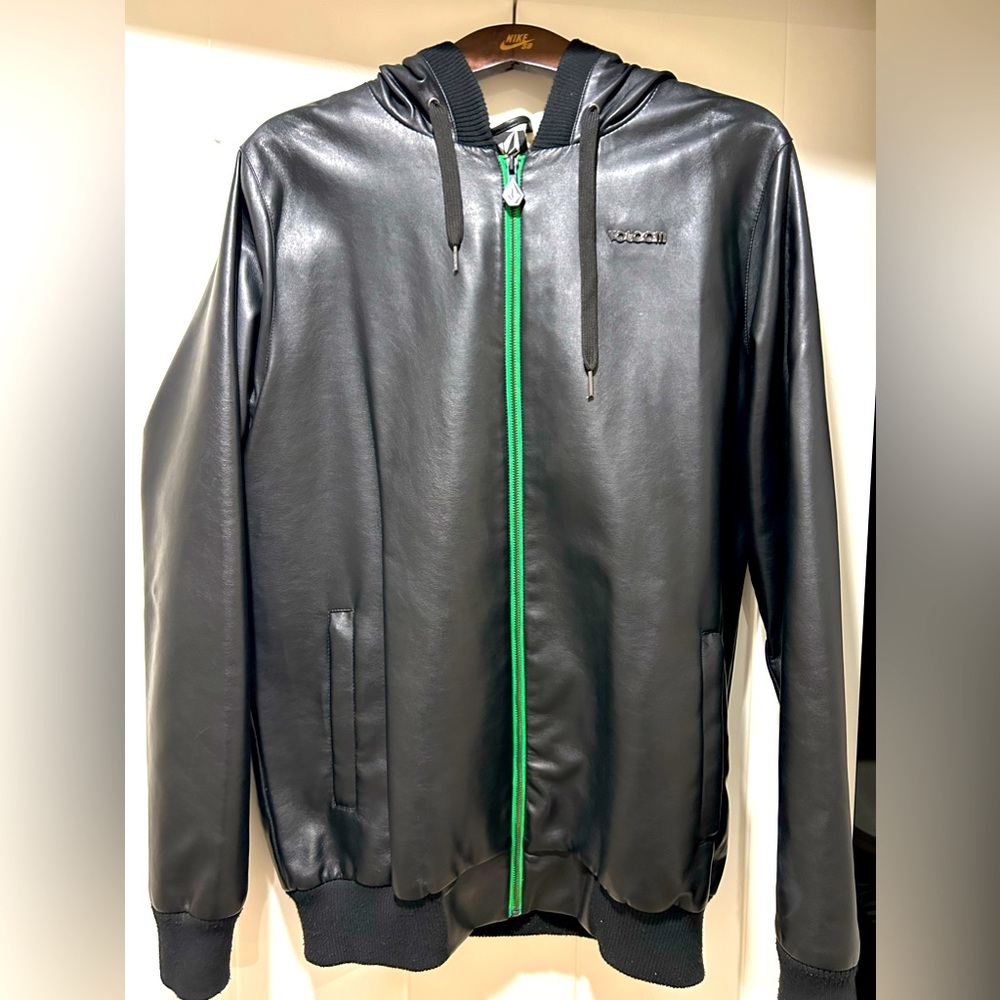 Men’s Volcom faux leather jacket